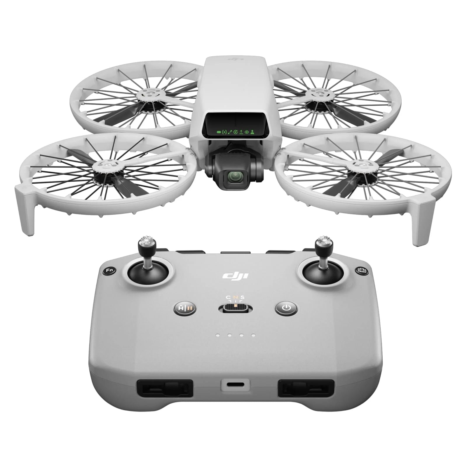 DJI Flip z kontrolerem RC 2 z wyświetlaczem, dron Follow Me z kamerą 4K UHD dla dorosłych, masa poniżej 249 g, 3-osiowy gimbal, transmisja wideo 13 km, start z dłoni i 31 min lotu