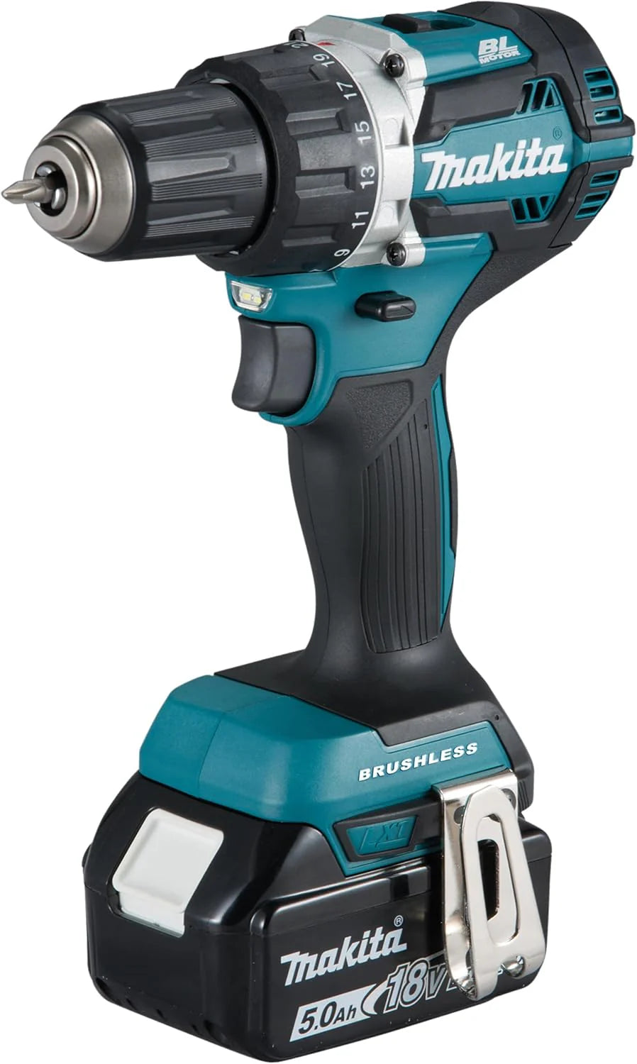 Makita DDF484RTE wiertarko-wkrętarka akumulatorowa 18 V/5,0 Ah, 2 akumulatory + ładowarka w walizce