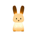 Rabbit-Shaped LED Night Light – USB, Tap Control, Multi-Color