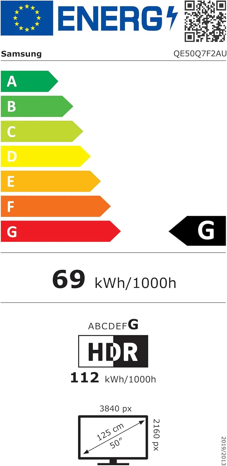 Samsung QLED, Ultra HD, 4K Smart 50Q7F2, Vision AI, HDR, 125 cm (2025)