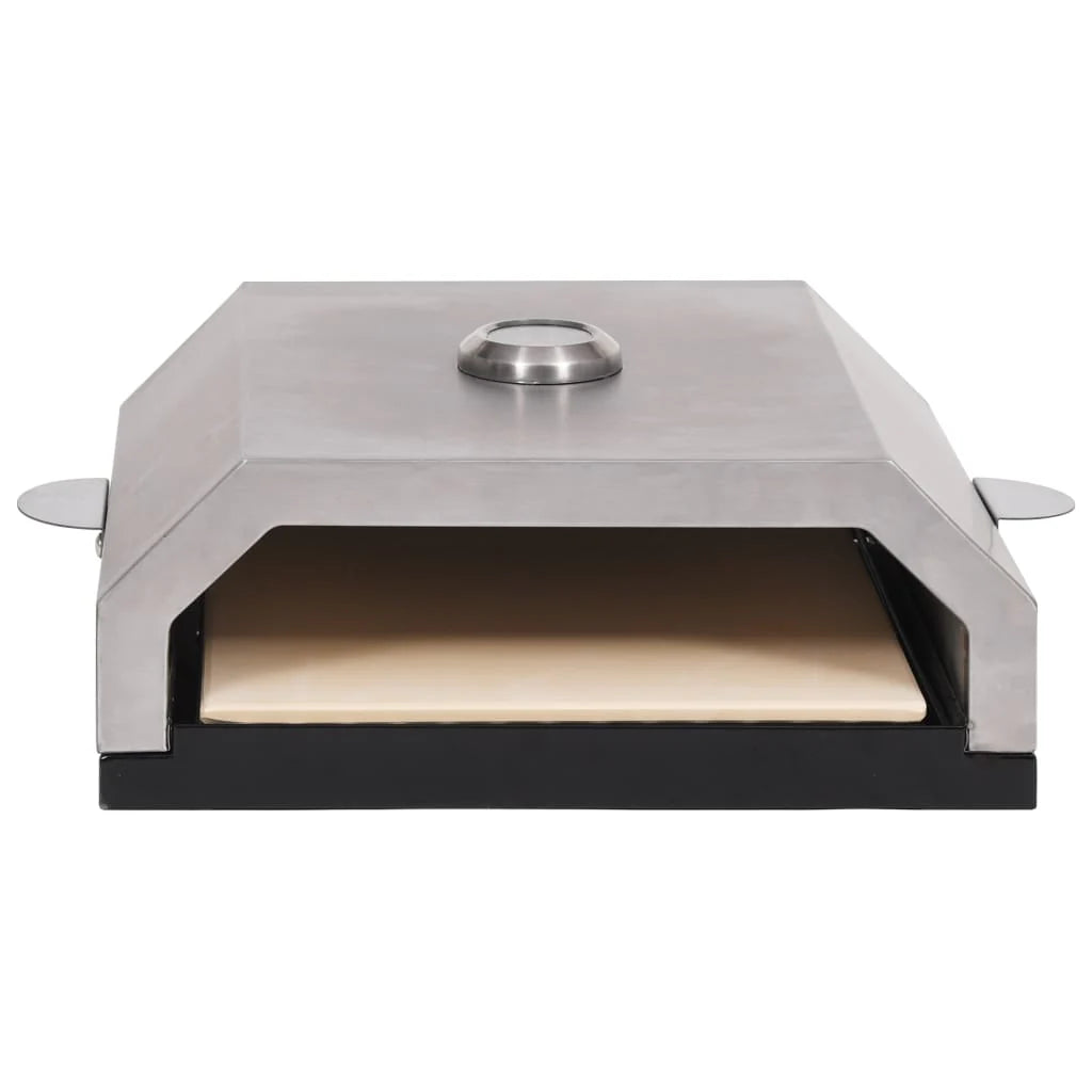 Piec do pizzy z kamieniem ceramicznym do grilla węglowego gazowego v1474