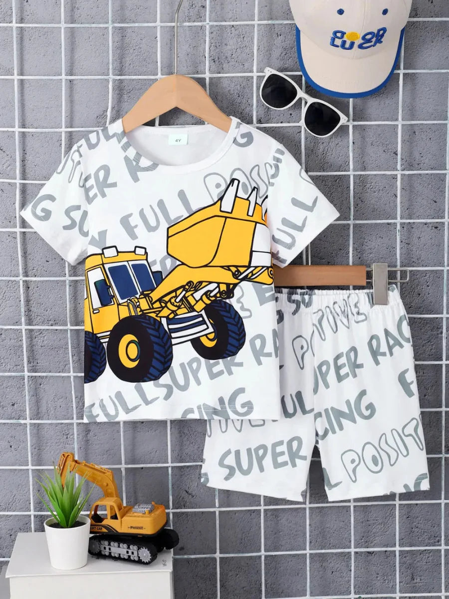 Two-Piece Toddler Outfit with Stretch Fabric