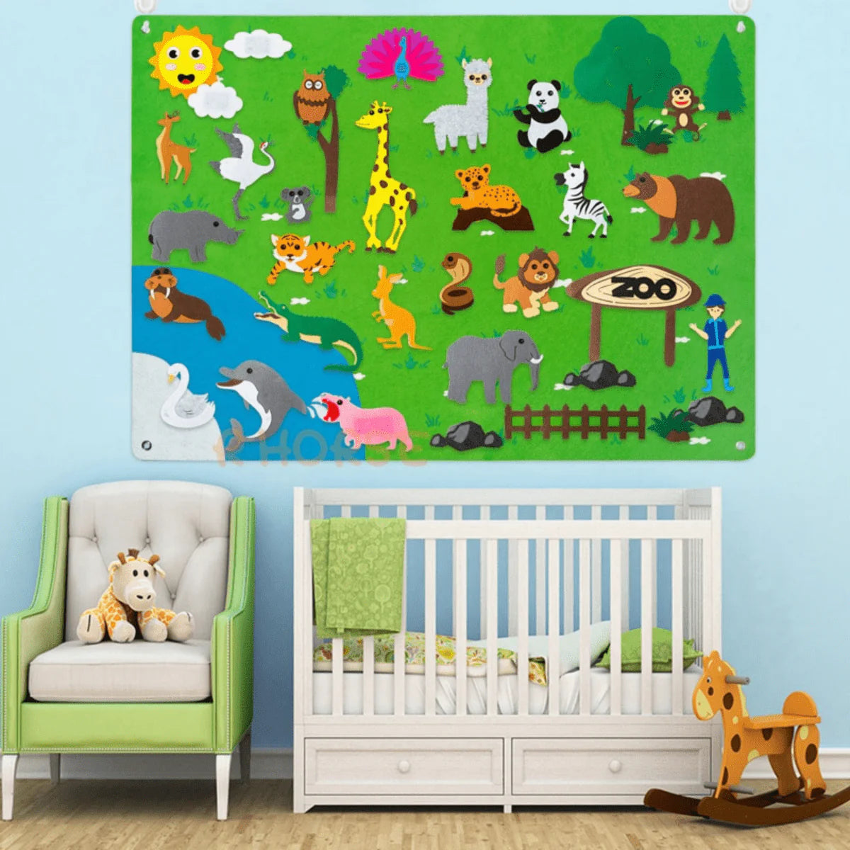 Storyboard Set for Kids, Farm-Themed DIY Reusable Board Activity