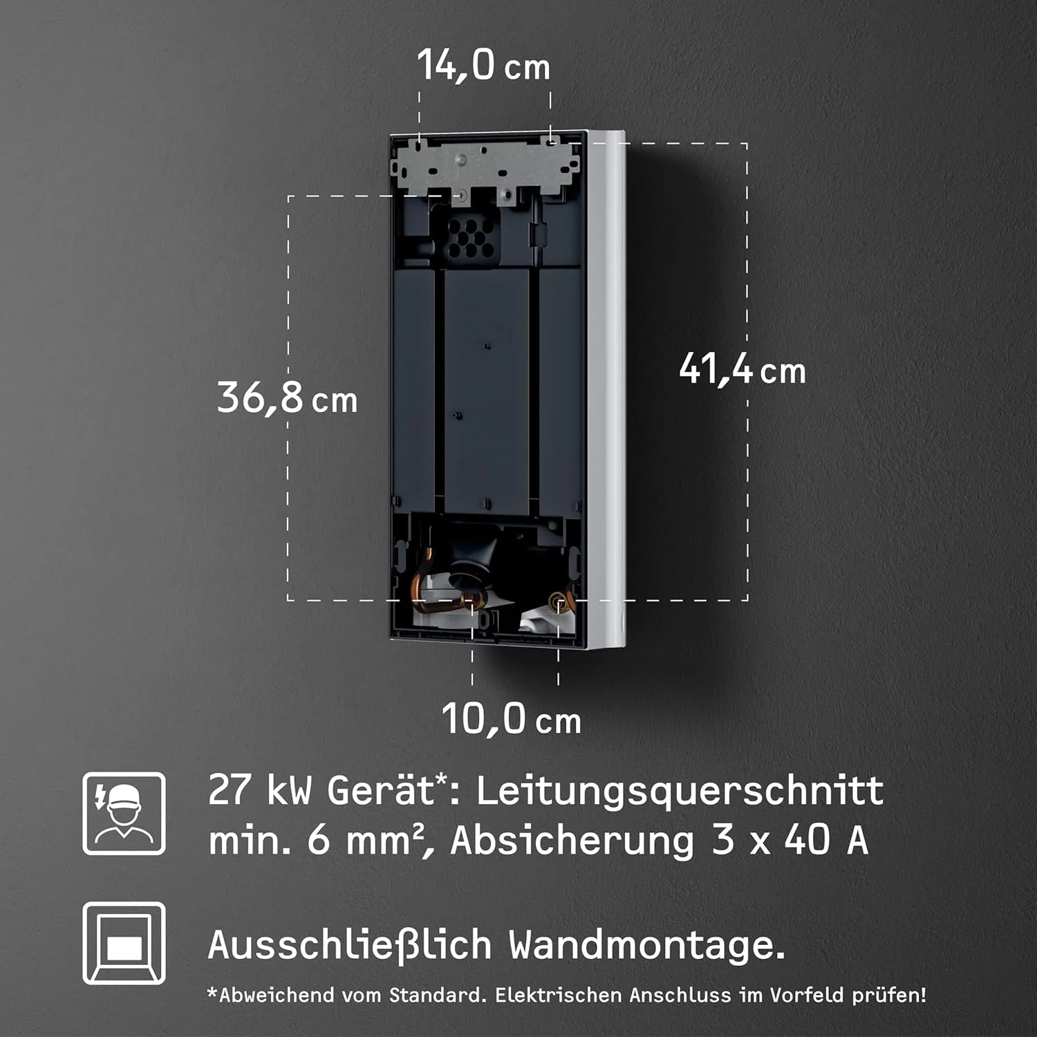 STIEBEL ELTRON Najnowsza generacja elektronicznego podgrzewacza wody HDB-E 11/13 Trend, energooszczędny dzięki technologii 2i, regulacja żądanej temperatury, 204208