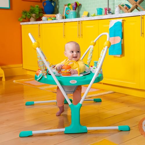Cooking Role Play Jumper with 360° Seat, Lights, Music and Food Toys