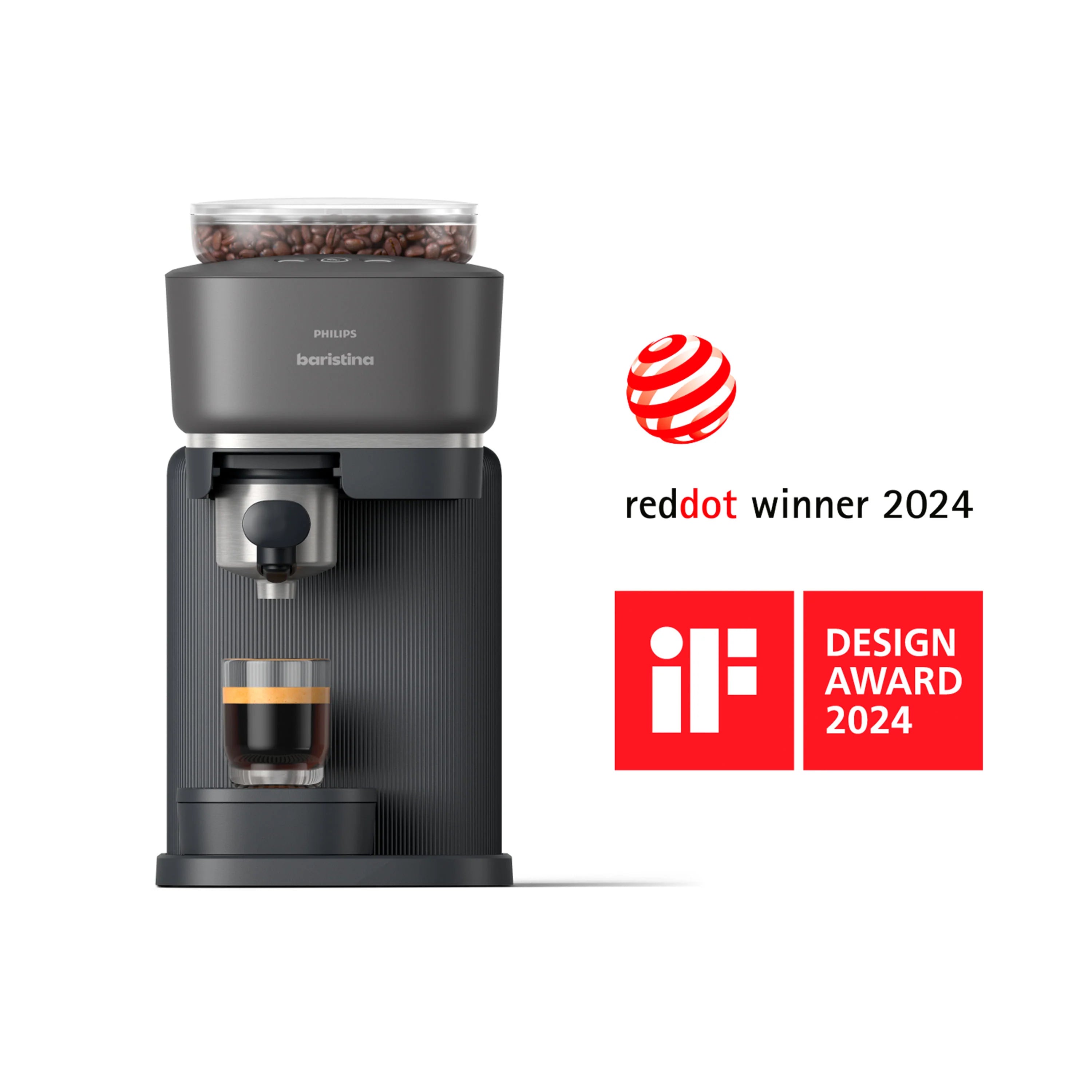 Ekspres do kawy Philips Baristina Black Grey (BAR300/60)