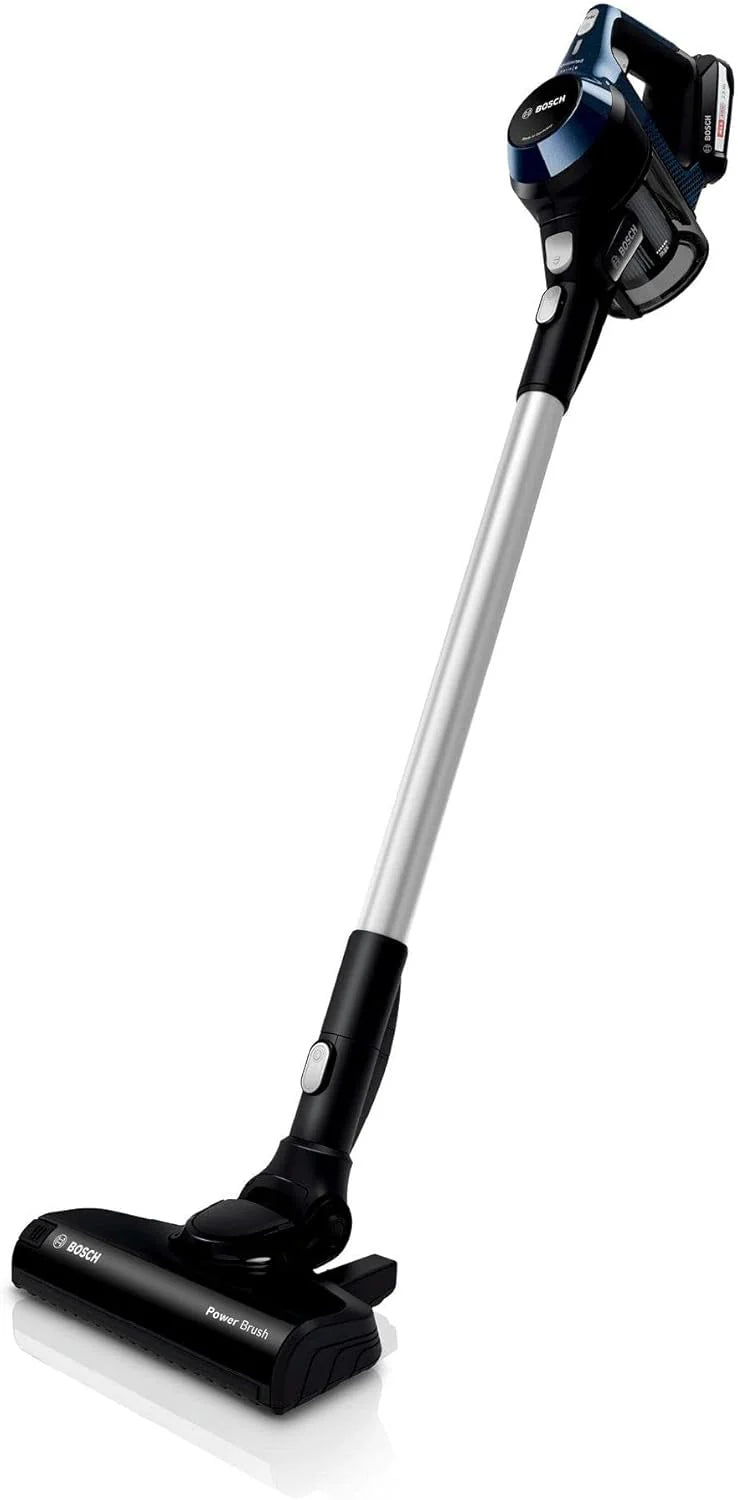 Bosch Akumulatorowy odkurzacz Unlimited seria 6 BKS6111P, bezprzewodowy odkurzacz ręczny, bezworkowy, lekki, higieniczny filtr, wysoka moc ssania, długi czas pracy, ssawka szczelinowa, wszystkie