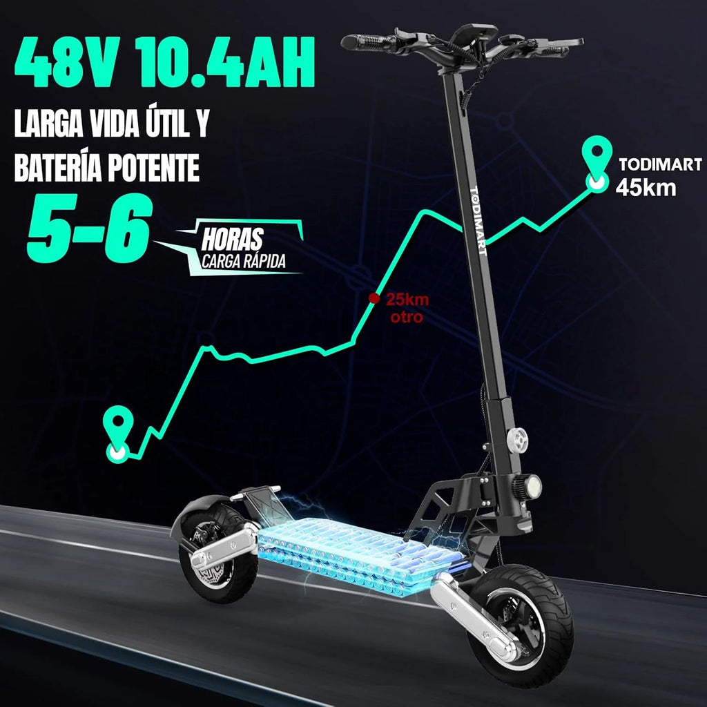 Składana Hulajnoga Elektryczna dla dorosłych G2/S9/S13, Maksymalną moc 800/1000/1600W, Bateria 48V 10.4/13/20,8Ah, Electric Scooter Obciążenie 130-150KG