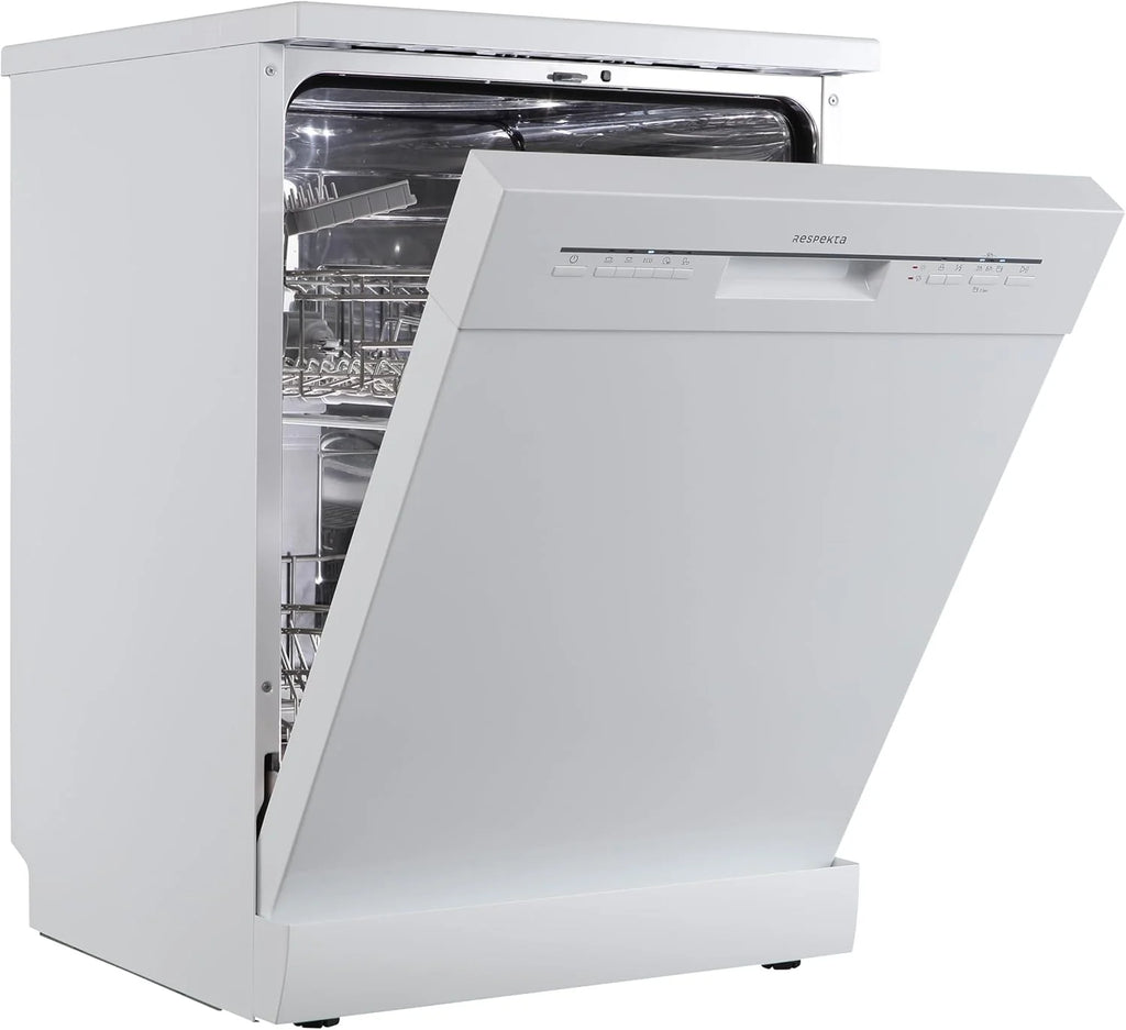 Respekta Bena zmywarka do zabudowy, 60 cm / 5 programów/opóźniony start/automatyczne otwieranie drzwi / 2 ramiona spryskujące / 49 dB/klasa energetyczna D/biała/model GSPS60W-12