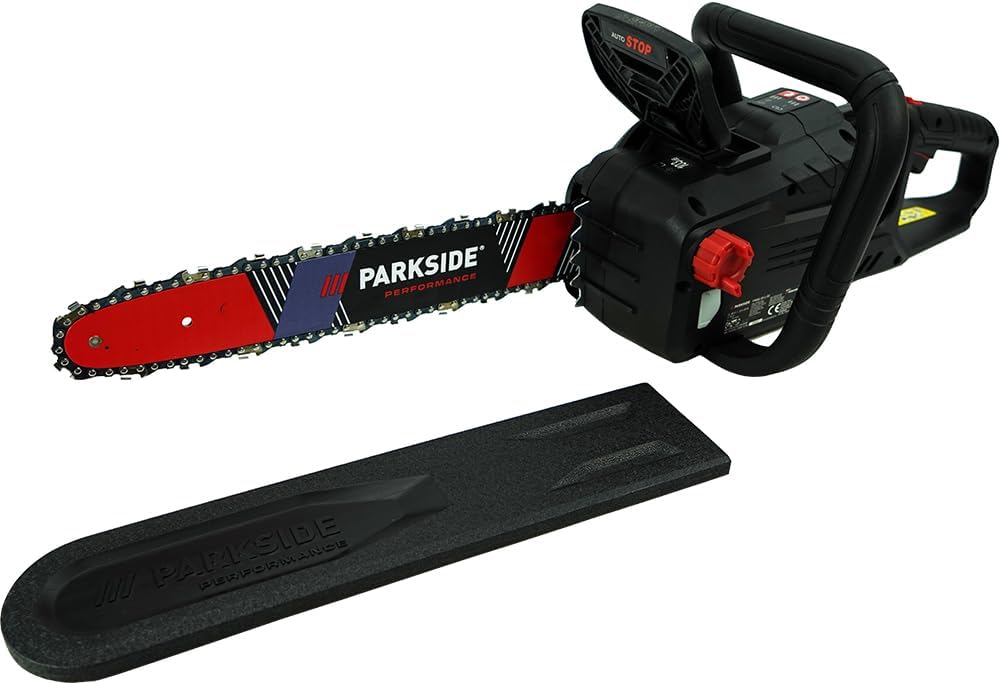 HEADNMORE® Bundle – PARKSIDE PERFORMANCE® 40 V akumulatorowa piła łańcuchowa PPKSA 40-Li B2 (w zestawie 2 akumulatory 4 ah) + breloczek do kluczy