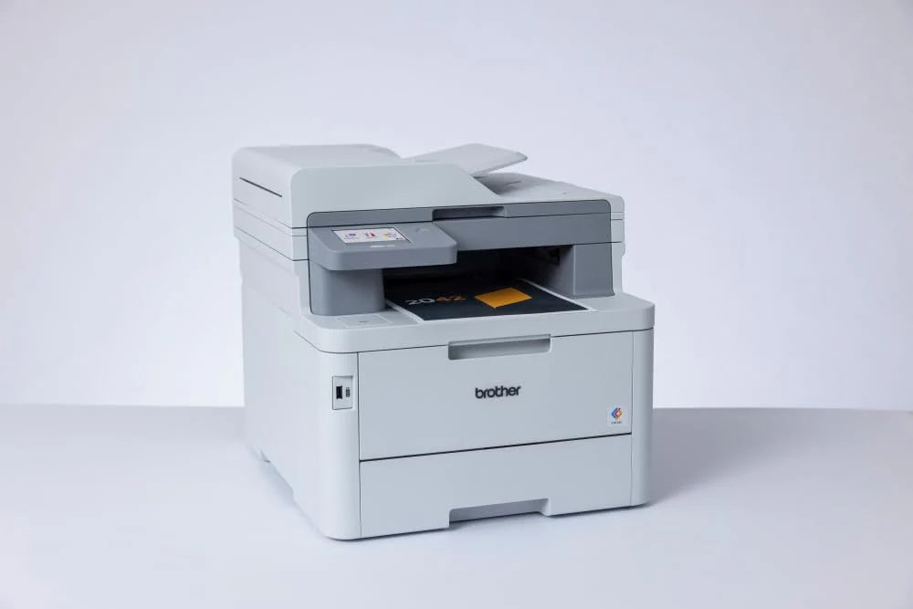 Brother MFC-L8390CDW profesjonalne i kompaktowe urządzenie wielofunkcyjne 4 w 1 (drukarka, skaner, kopiarka, faks, 30 stron/min.) białe/szare