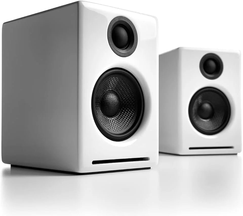 Głośniki komputerowe Audioengine A2 Bluetooth — bezprzewodowy system głośników komputerowych o mocy 60 W
