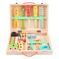 Wooden Tool Box - 37-Piece Construction Toy for Kids Ages 3–7