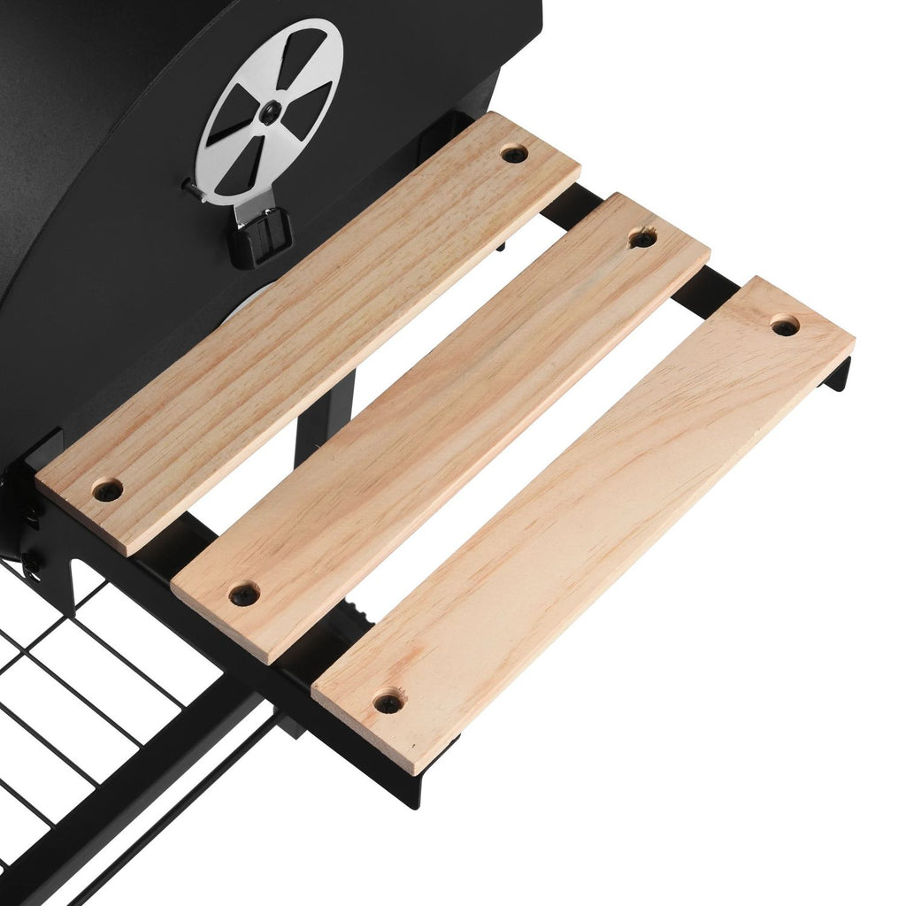 Grill węglowy Robby 76x33,5 cm z wózkiem - Smoker One XL
