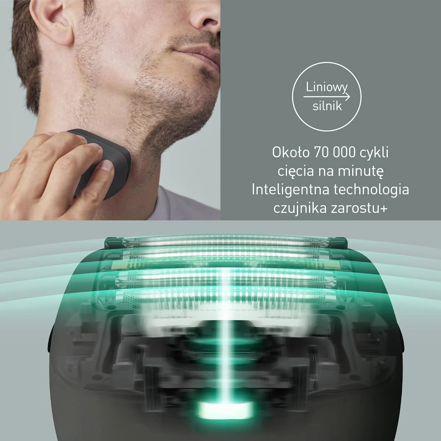 Golarka Panasonic ES-PV3B-K803 Series 900s, Golenie na Mokro i Sucho, 5-Ostrzowa Golarka Elektryczna Dla Mężczyzn, Inteligentny Czujnik Zarostu, USB-C, Etui, Matowa Czerń