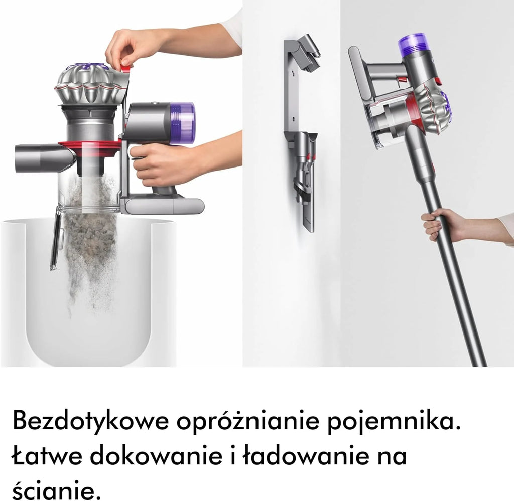 Bezprzewodowy odkurzacz pionowy Dyson V8™ Absolute (Srebro/Żółty)