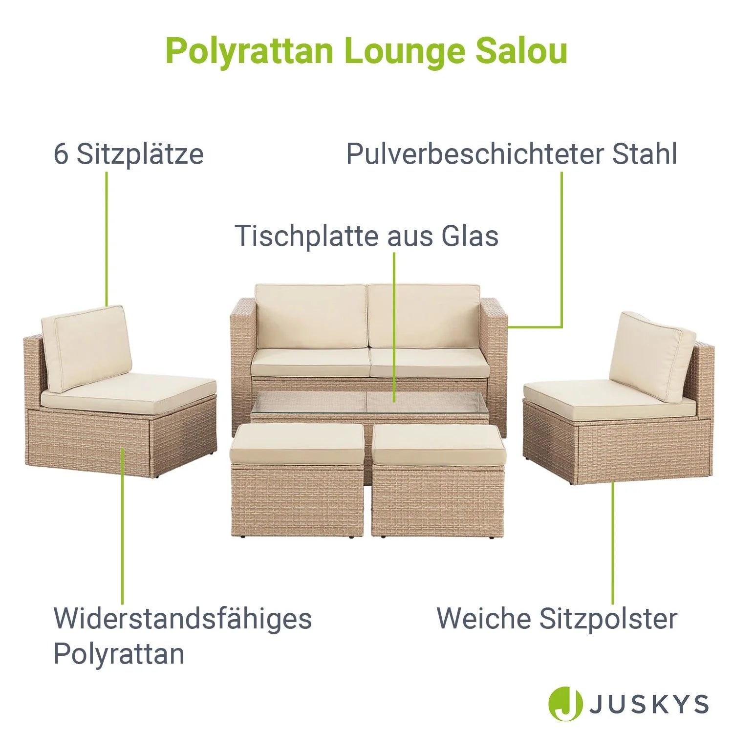 Zestaw ogrodowy Salou Poly Rattan 2026