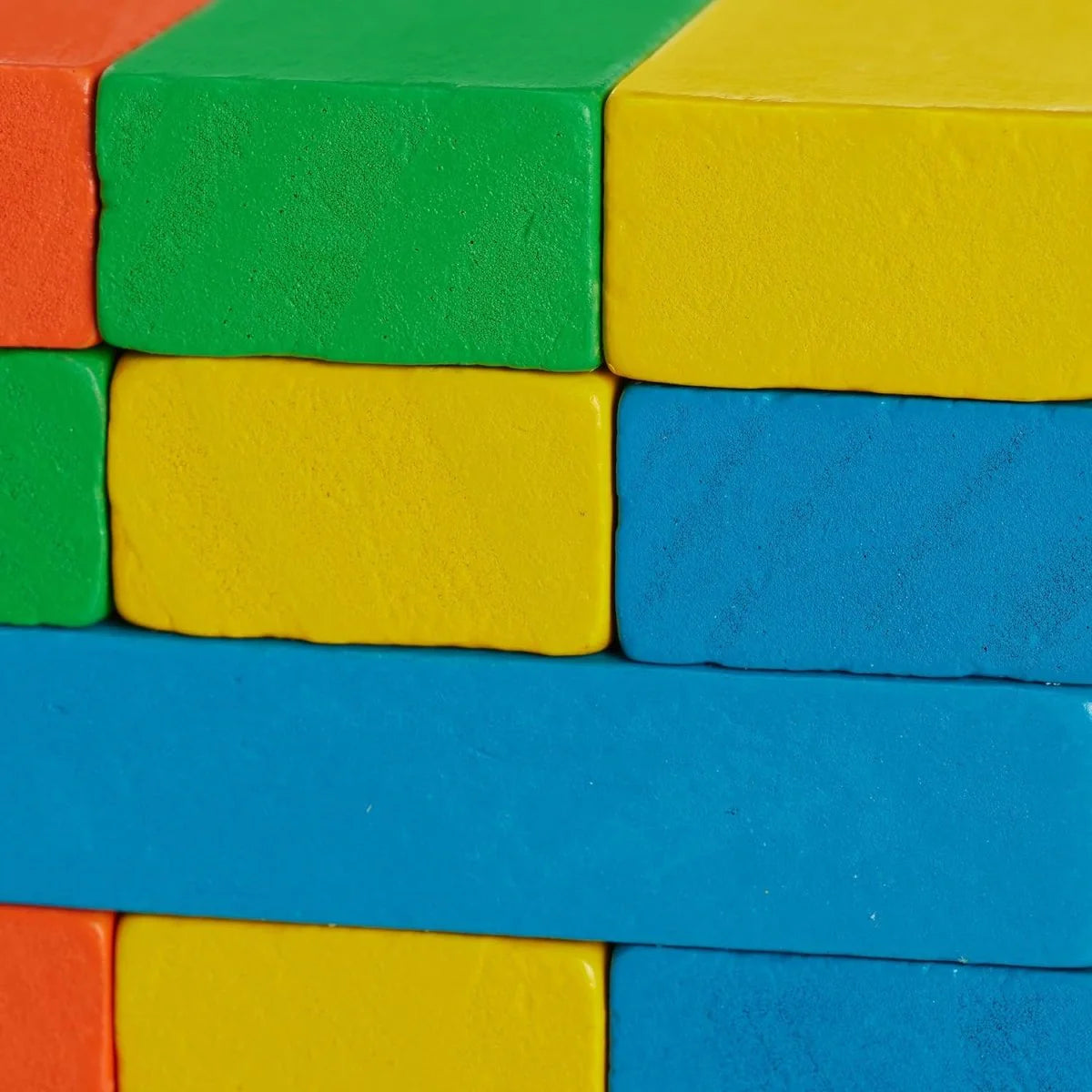 Colorful Wooden Stacking Game with Dice - 48 Blocks