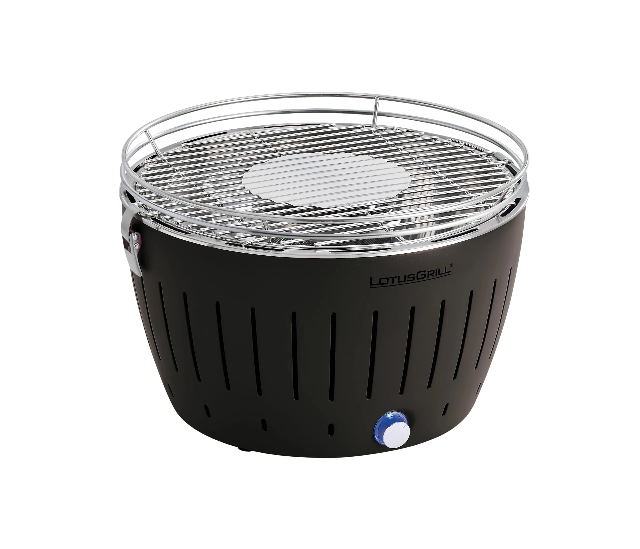 LotusGrill LG-AN-600 grill ogrodowy XXL, antracytowo-szary, średnica 57,6 cm, z zasilaczem