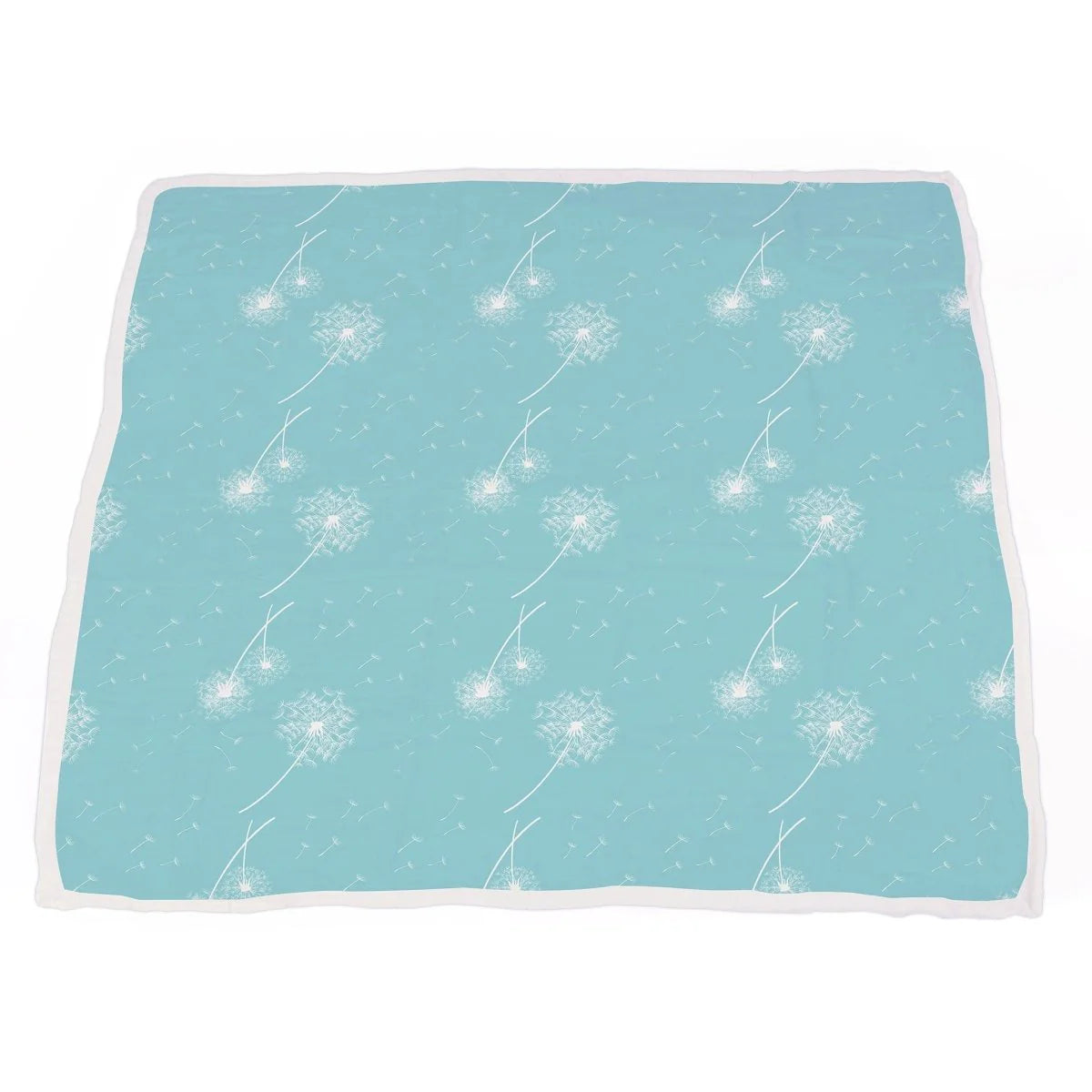 Corgi and Dandelion Seeds Bamboo Muslin Blanket