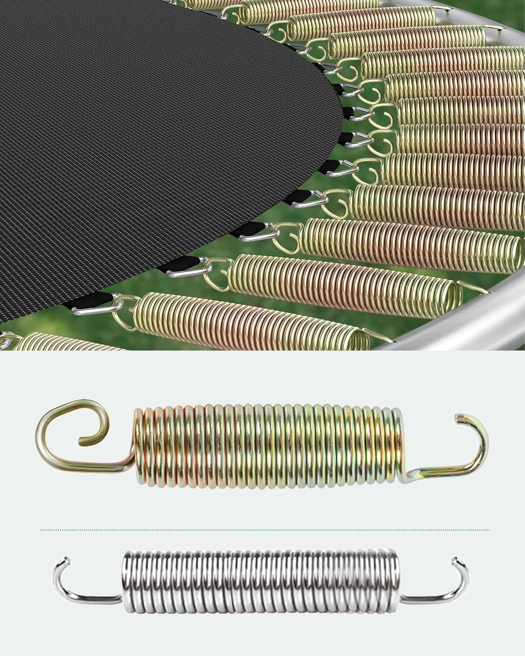 SONGMICS Trampolina Ø 244/305/366/427 cm, certyfikat TÜV Rheinland GS, okrągła trampolina ogrodowa z siatką zabezpieczającą i drabinką, wyściełany stelaż, dla dzieci i dorosłych