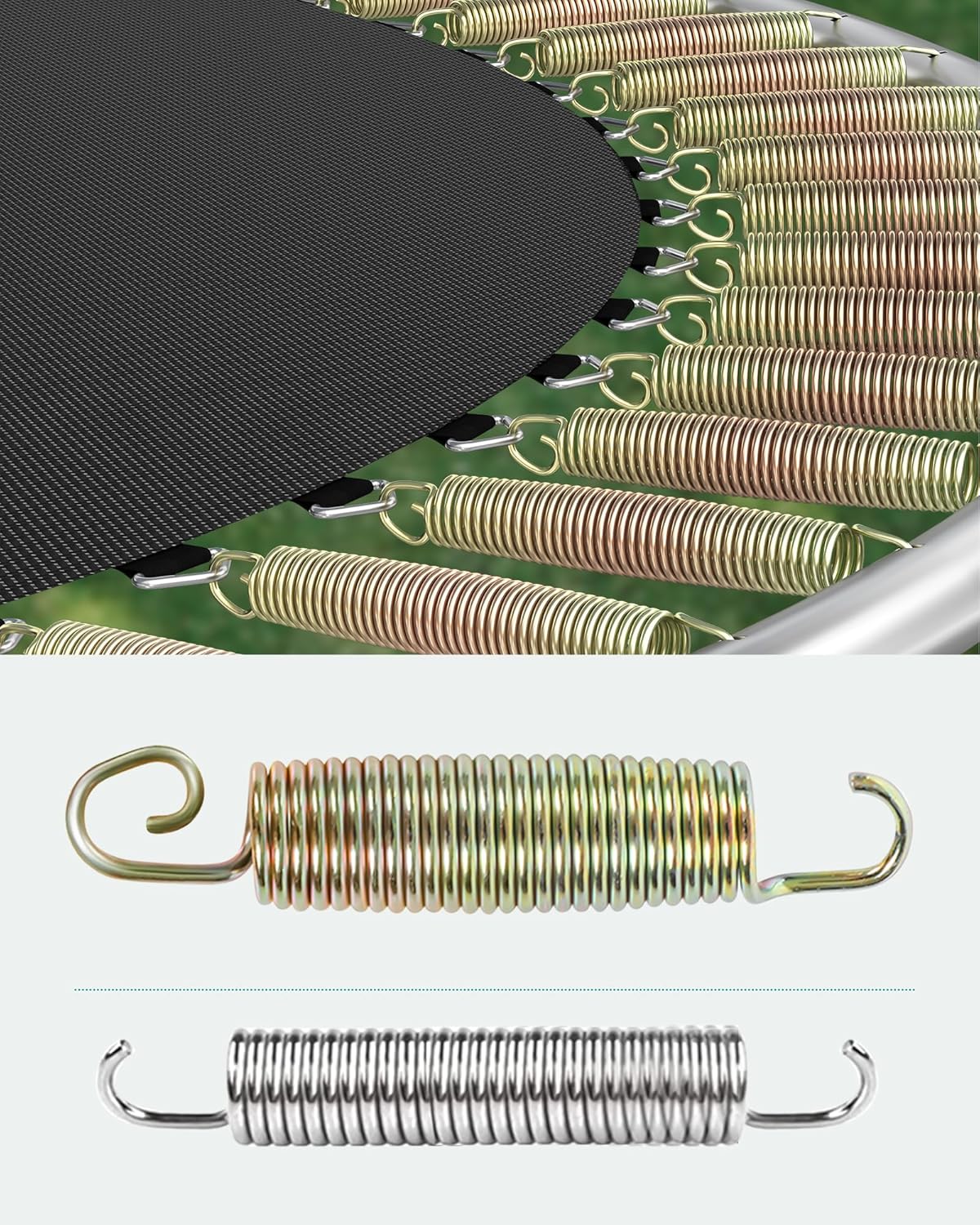 SONGMICS Trampolina Ø 244/305/366/427 cm, certyfikat TÜV Rheinland GS, okrągła trampolina ogrodowa z siatką zabezpieczającą i drabinką, wyściełany stelaż, dla dzieci i dorosłych