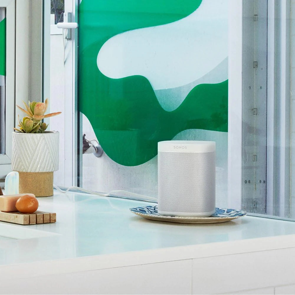 Sonos One Smart Zestaw głośników - głośniki multiroom WiFi, Alexa, Airplay, Streaming 4-Raum Set czarny