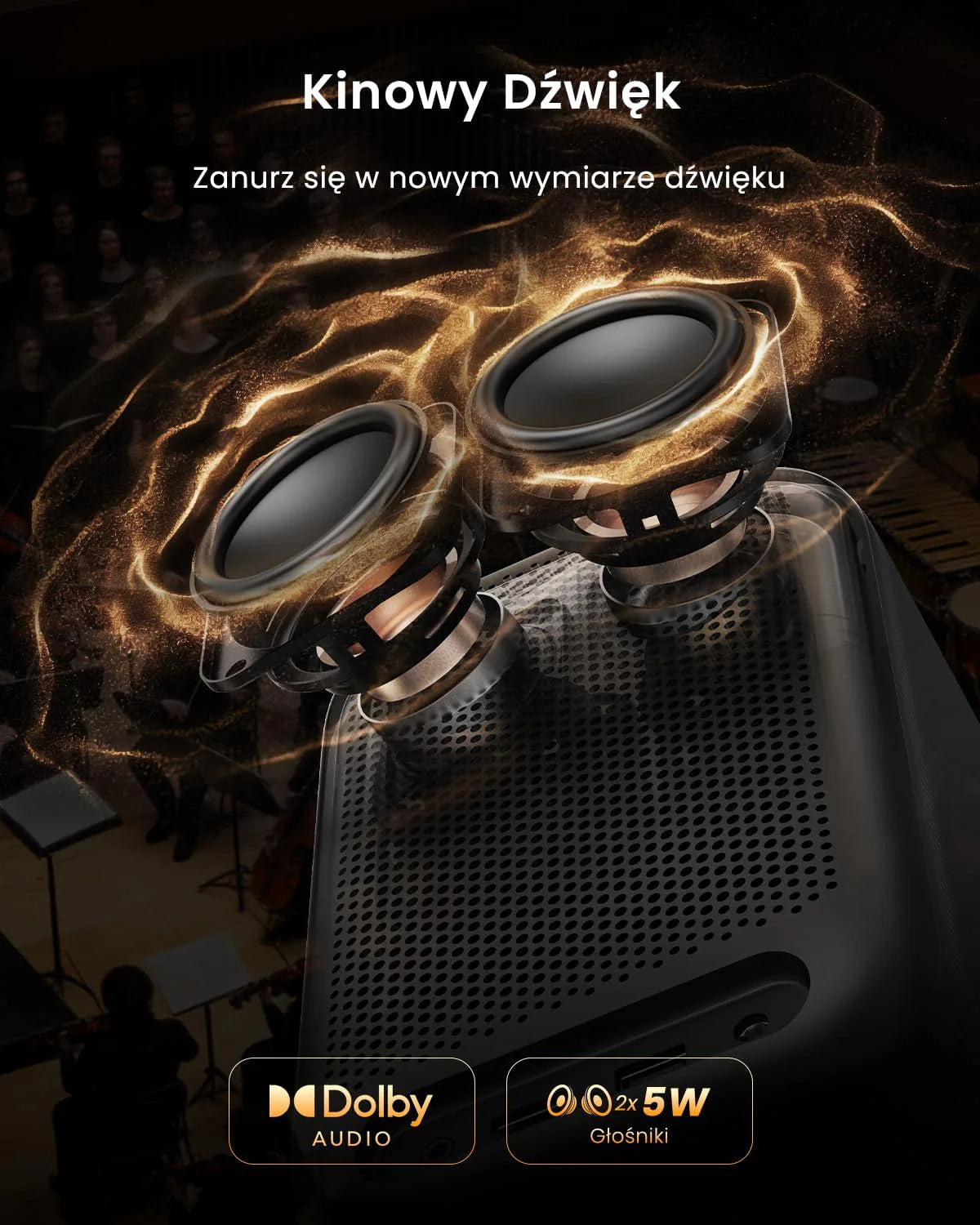 WEMAX Inteligentny Projektor Google TV 1080P Full HD, Obsługa 4K, 320 ISO Lm, MEMC Płynność na Mecze 2026, Auto Focus i Keystone, Omijanie Przeszkód, HDR10, Dolby Audio, WiFi 5G, Bluetooth