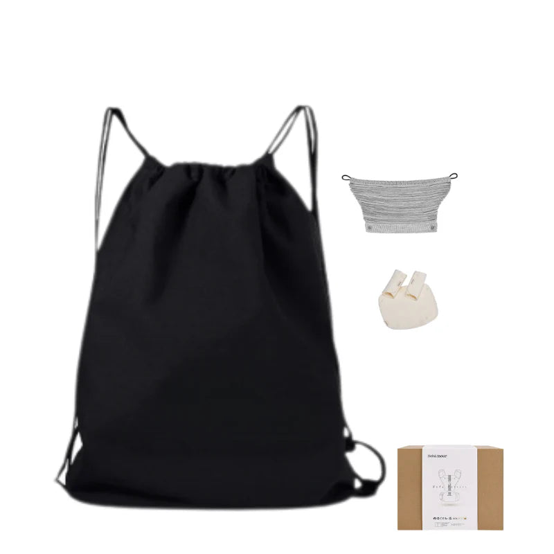 6-in-1 Baby Carrier with Adjustable Waistband, Padded Straps & Bibs