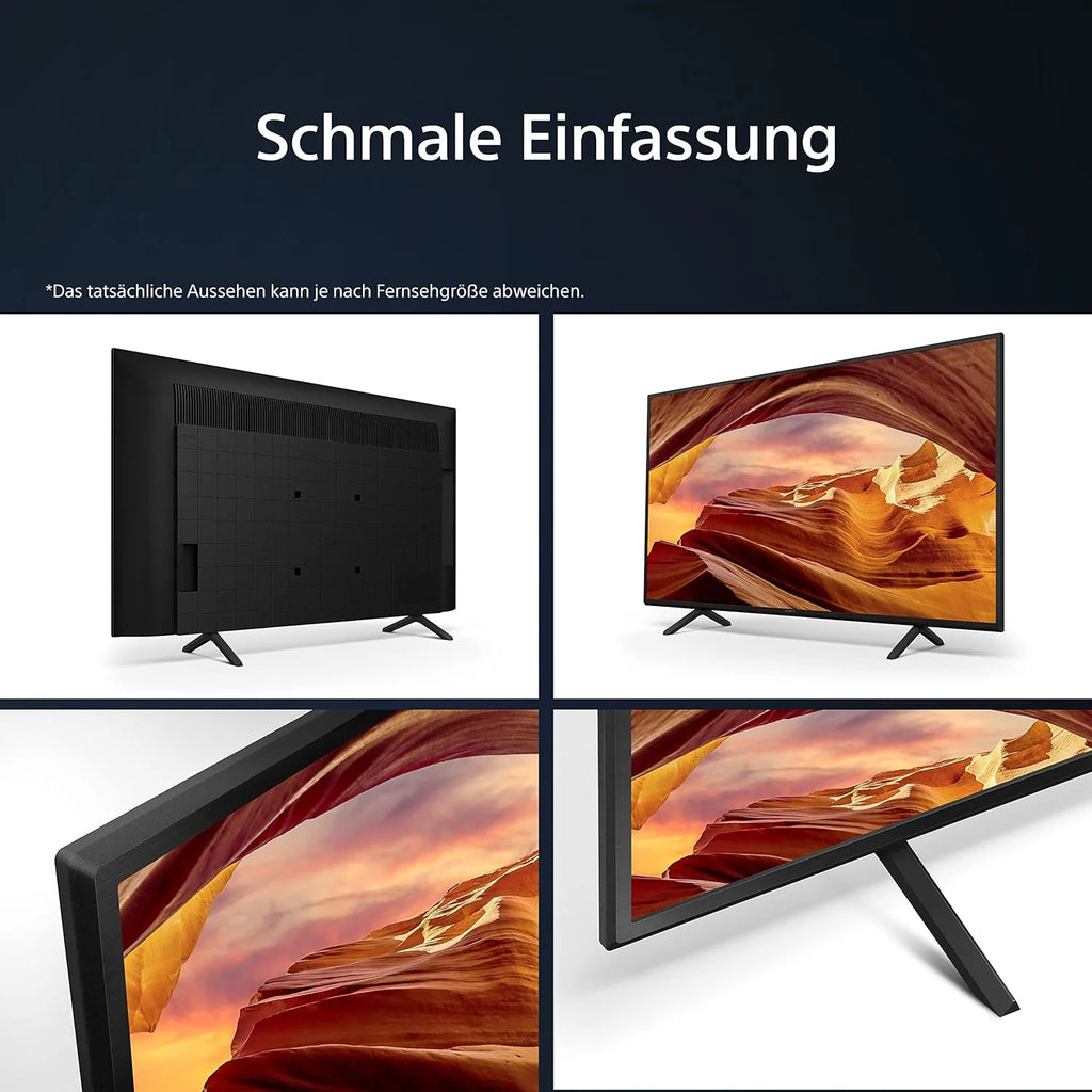 Sony BRAVIA KD-50X75WL, LED, 4K HDR, Google TV, ECO PACK, BRAVIA CORE, Narrow Bezel Design, model 2023