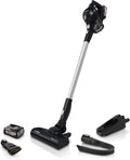 Bosch Akumulatorowy odkurzacz Unlimited seria 6 BKS6111P, bezprzewodowy odkurzacz ręczny, bezworkowy, lekki, higieniczny filtr, wysoka moc ssania, długi czas pracy, ssawka szczelinowa, wszystkie