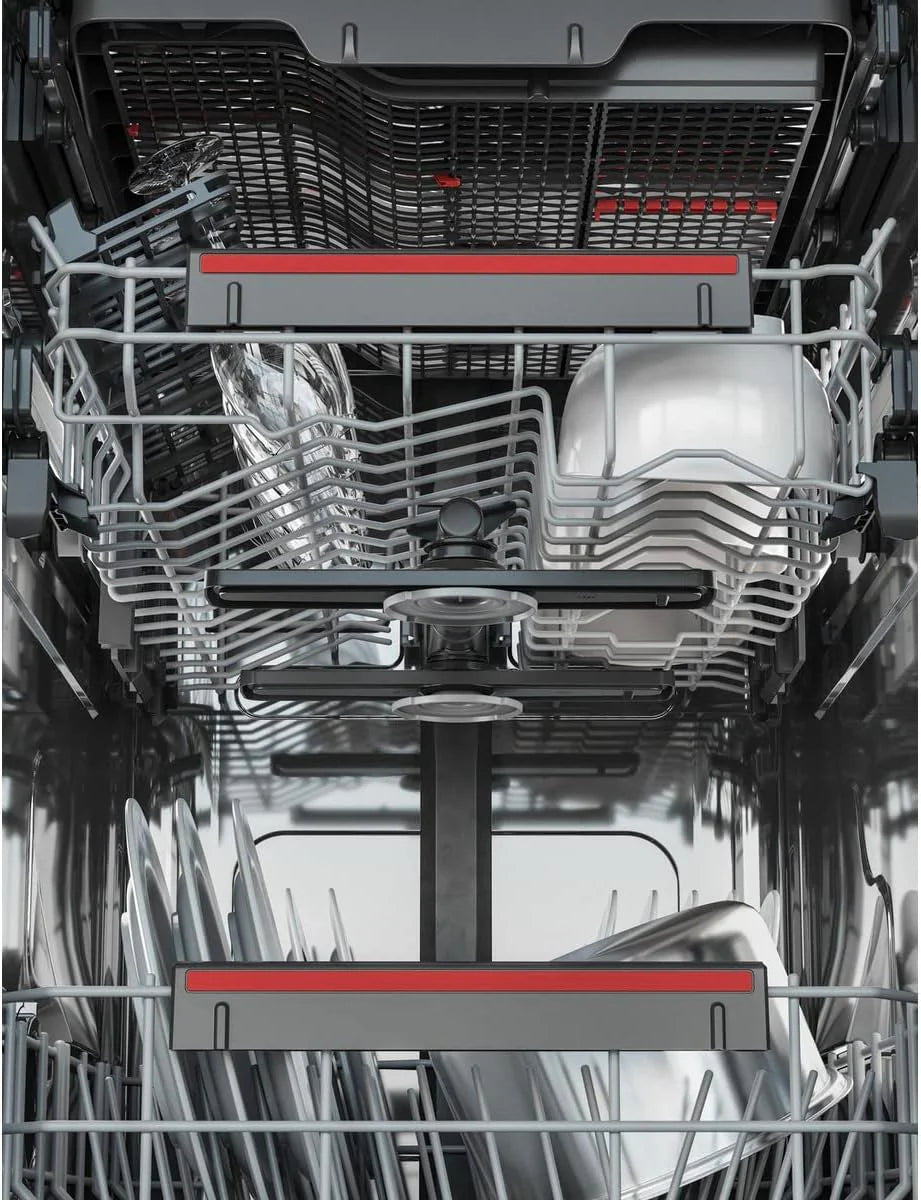 AEG FFB73517ZM Zmywarka AirDry, 10 sztućców, automatyczne odłączanie, 9 programów w 4 temperaturach, taca Maxiflex, funkcja ExtraHygiene, regulowany kosz, falownik, 48 dBA, Inox, 45 cm, klasa D