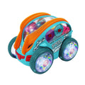 Transparent Gear Car with LED Lights – Bump and Go Toy for Toddlers