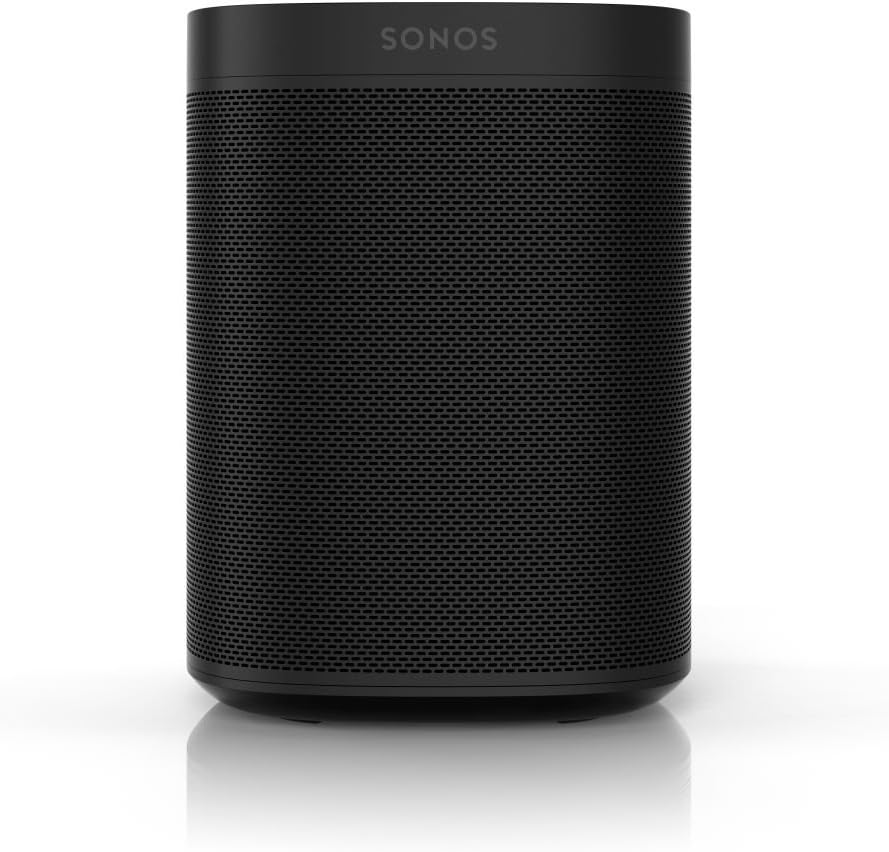 Sonos One Smart Zestaw głośników - głośniki multiroom WiFi, Alexa, Airplay, Streaming 4-Raum Set czarny