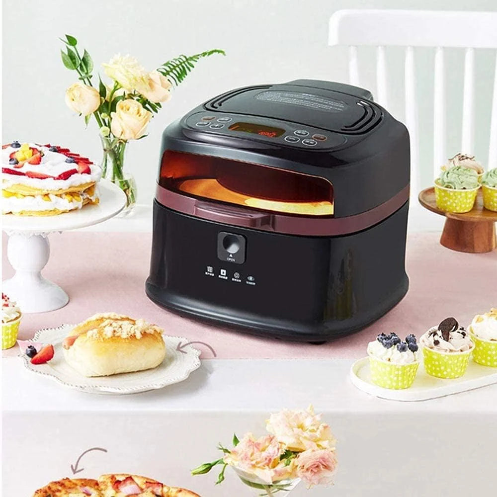 Wielofunkcyjna Frytkownica Powietrzna, 8 L, 1200 W, Dla 4-5 Osób, Frytkownica Beztłuszczowa Z Szybką Cyrkulacją Powietrza, Ekonomiczna, Do Zdrowego Gotowania Beztłuszczow
