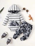 Baby Two-Piece Cotton Outfit Set with Stretch Fit