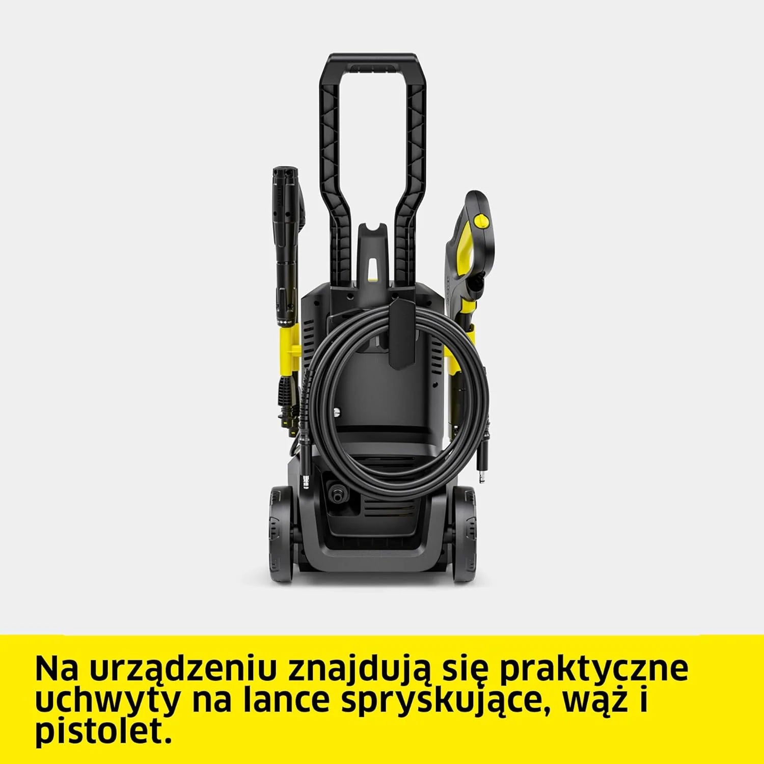 Kärcher Myjka ciśnieniowa K 5 Power Control, 145 bar, 500 l/h, wydajność powierzchniowa: 40 m²/h, filtr wody, waga: 13 kg, wąż ciśnieniowy i pistolet, lanca rotacyjna i dysza strumieniowa