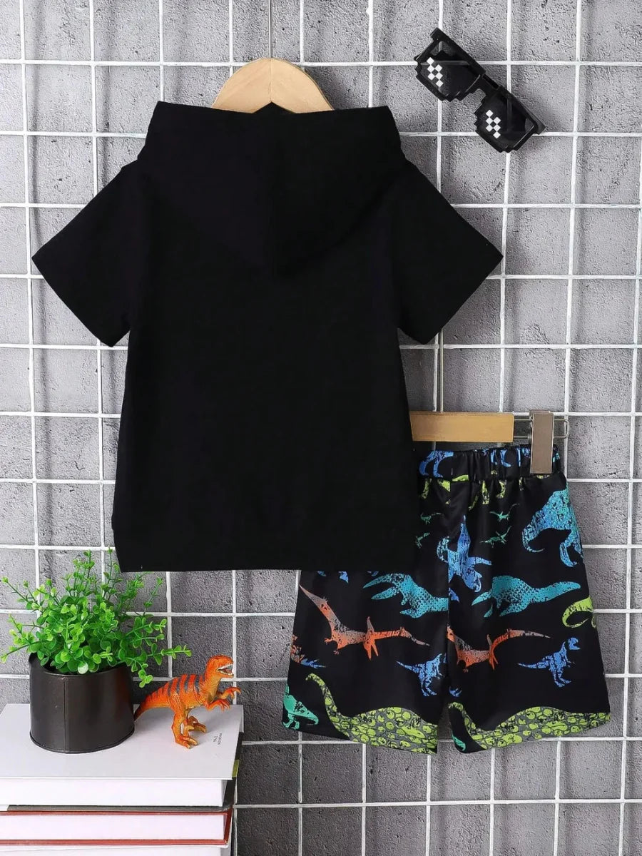 Two-piece toddler girl outfit with pockets and soft fabric