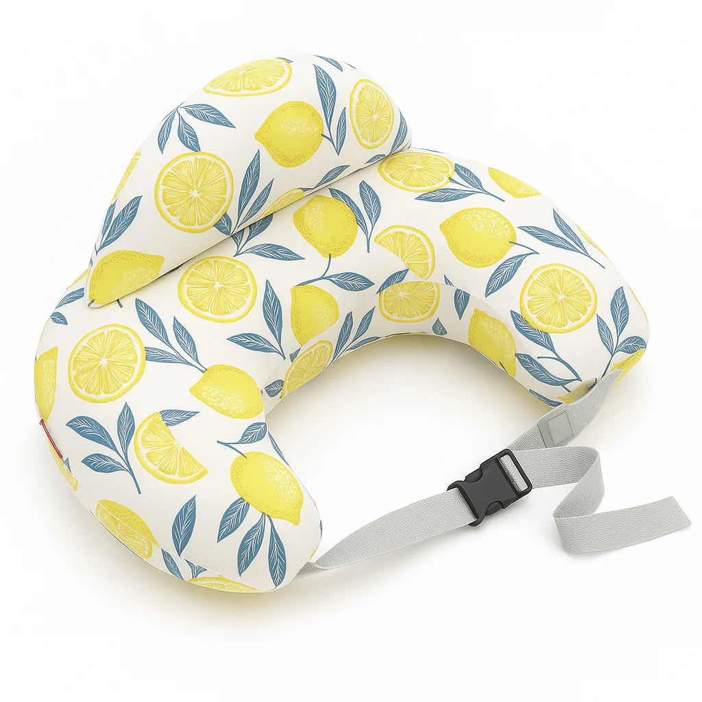Wraparound Nursing Pillow with Safety Edge And Adjustable Strap