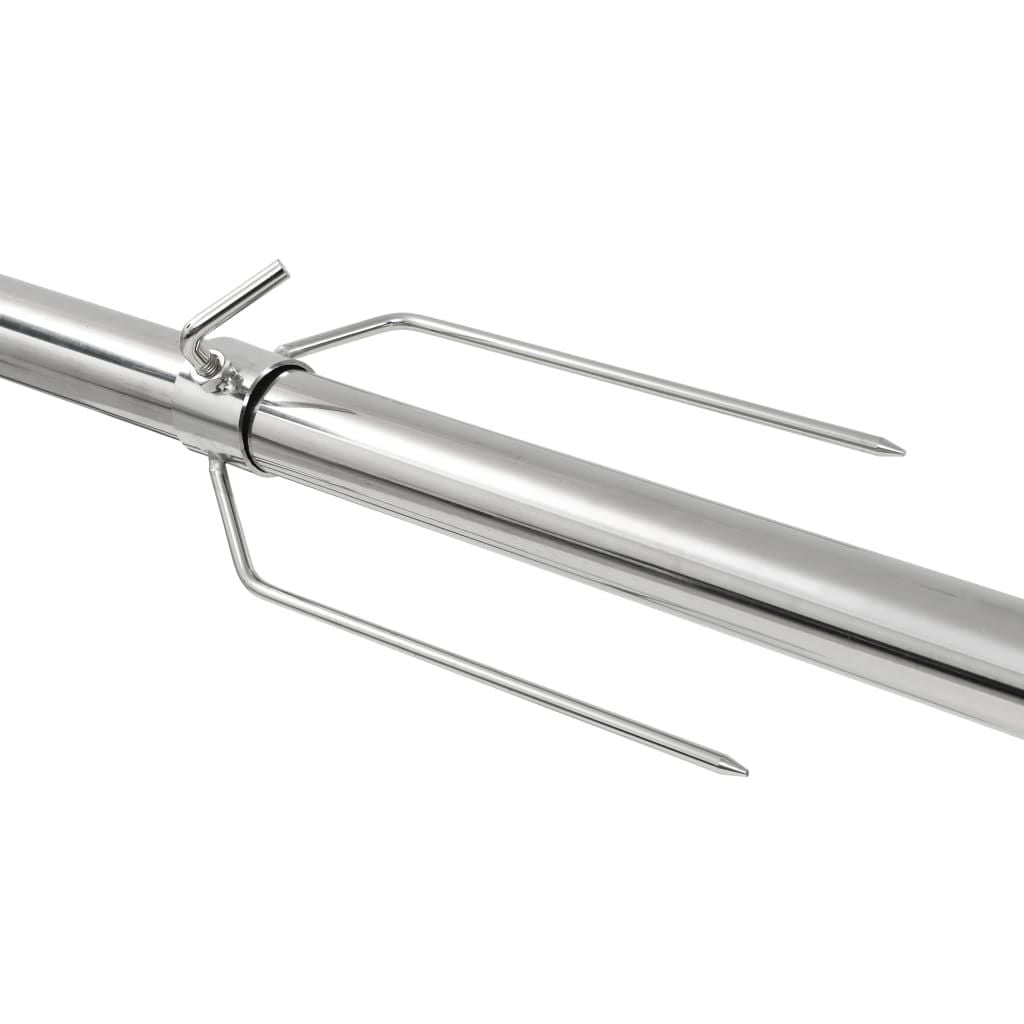 Automatyczny grill z silnikiem ze stali nierdzewnej 207x45x81 cm Vidaxl