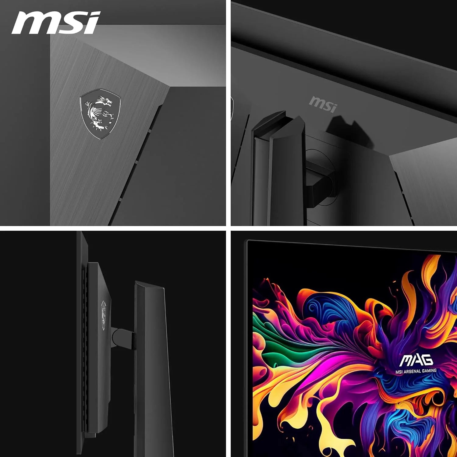 MSI MAG 273QP QD-OLED X24 Gaming Display 26,5 WQHD - Quantum Dot OLED Panel 2560 x 1440, 240Hz / 0,03ms, 99.1% DCI-P3, XXL) E≤2, DisplayHDR True Black 400 - DP 1.4a, HDMI 2.1.1
