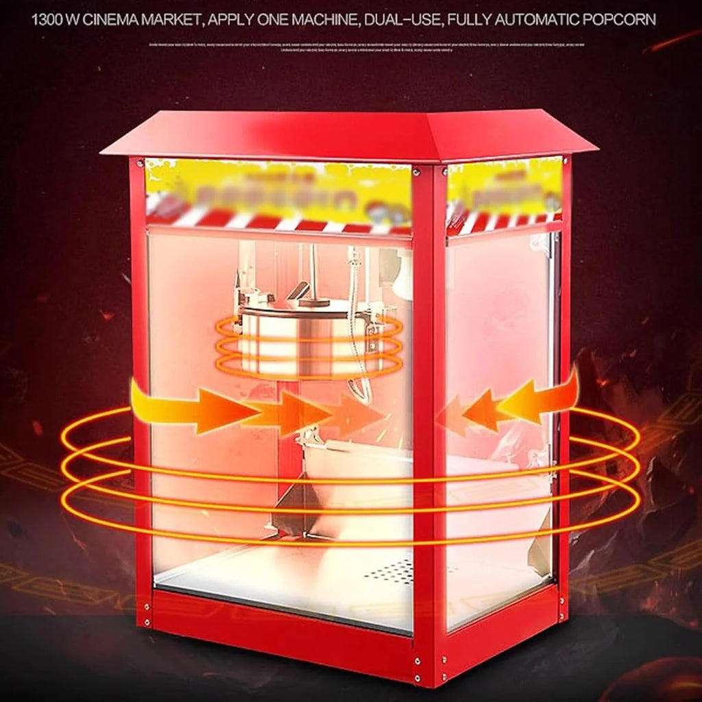 Popcorn Komercyjna maszyna do robienia popcornu Maszyna Automatyczna Elektryczna rozdmuchiwania maszyna do popcornu
