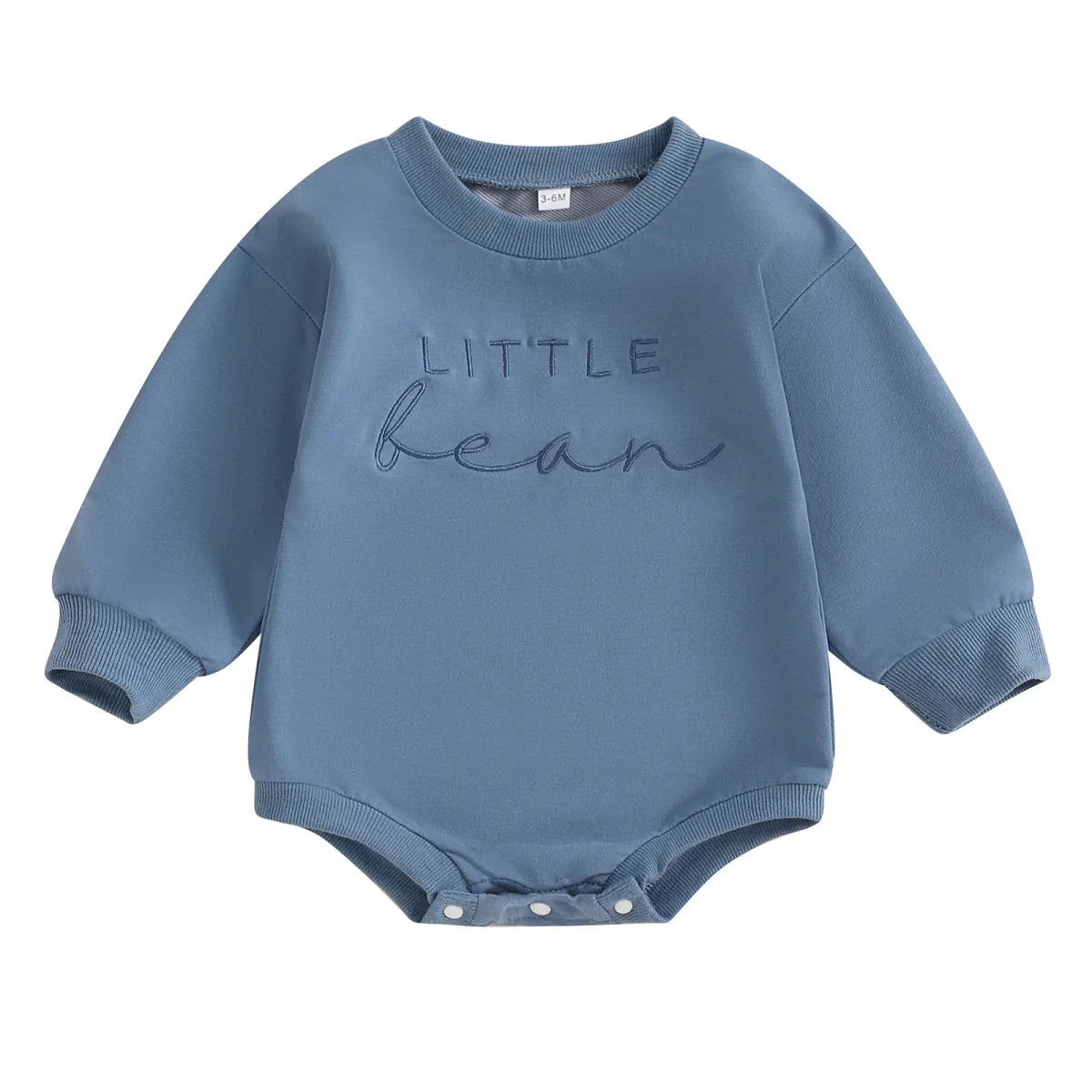 Baby Sweatshirt Bodysuit Letter Embroidery Long Sleeve Clothes