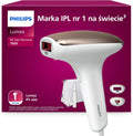 Philips Lumea z serii 7000 - urządzenie IPL do depilacji światłem. Zestaw z 2 nasadkami: do ciała i twarzy oraz ołówkowym trymerem do wyrównywania Satin Compact. Zasilanie sieciowe. BRI921/00