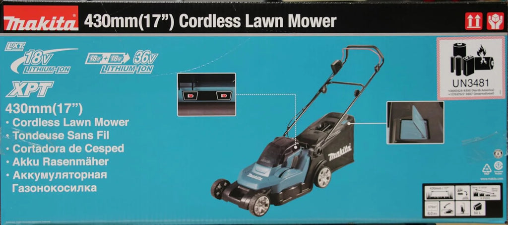 Makita Twin Kosiarka, Wielokolorowy, 950 m²