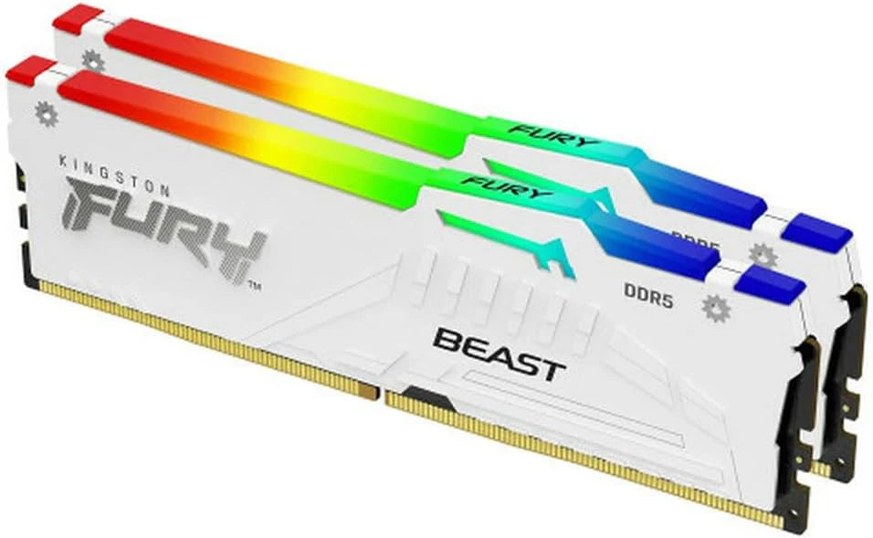 DDR5 64GB KIT 2x32GB PC 6000 Kingston FURY Beast RGB EX KF560C36BBEAK2-64