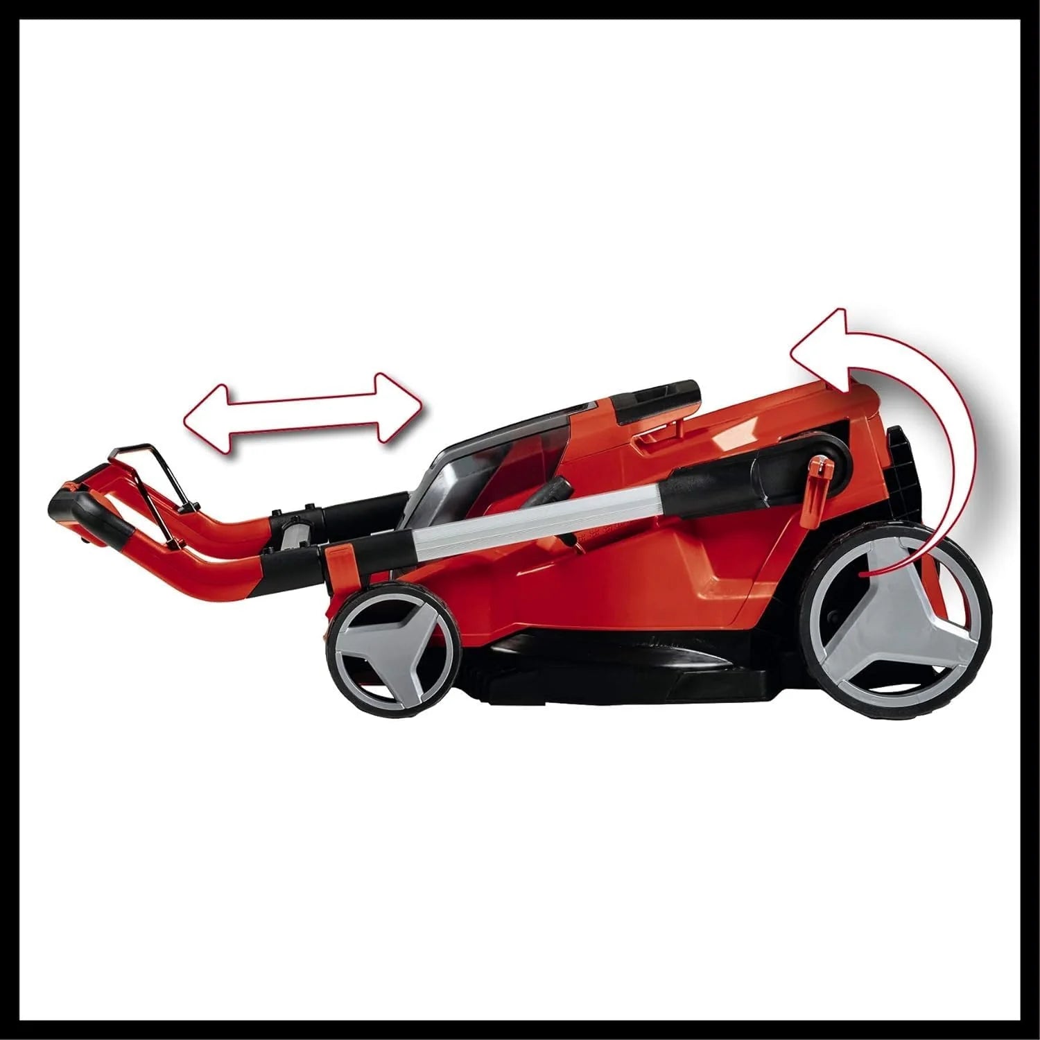 Einhell Zest. akum. kosiarki RASARRO 36/42 Power X-Change (36 V, szer. koszenia 42 cm, do 725 m², bezszcz., kosz 50 l, funkcja mulczera, w tym 2 x akum. 5,2 Ah + 1 x podwójna ładowarka Twincharger)