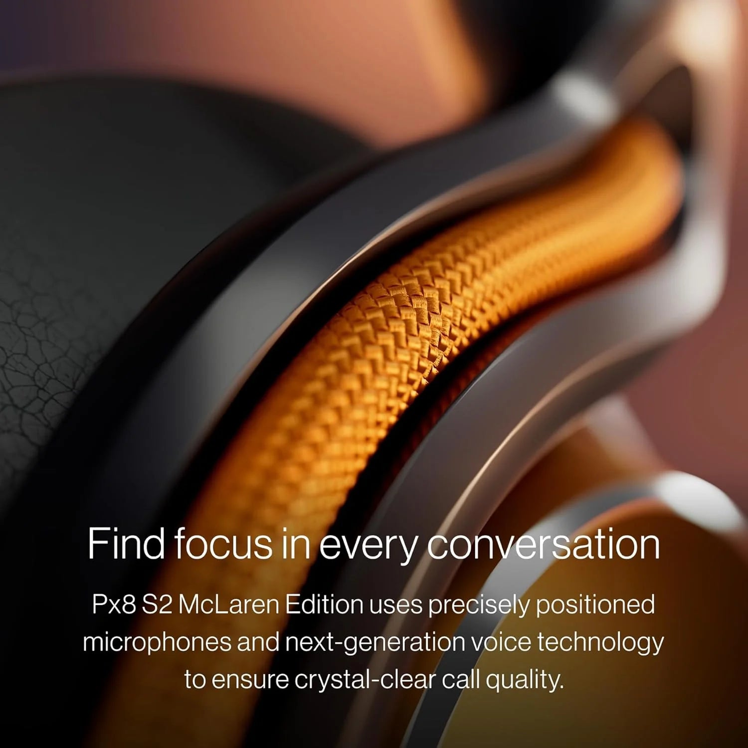Bowers & Wilkins Px8 S2 bezprzewodowe słuchawki z redukcją szumów z Bluetooth Audio, funkcja szybkiego ładowania, 30 godzin odtwarzania w wysokiej rozdzielczości i mikrofonem - onyks czarny