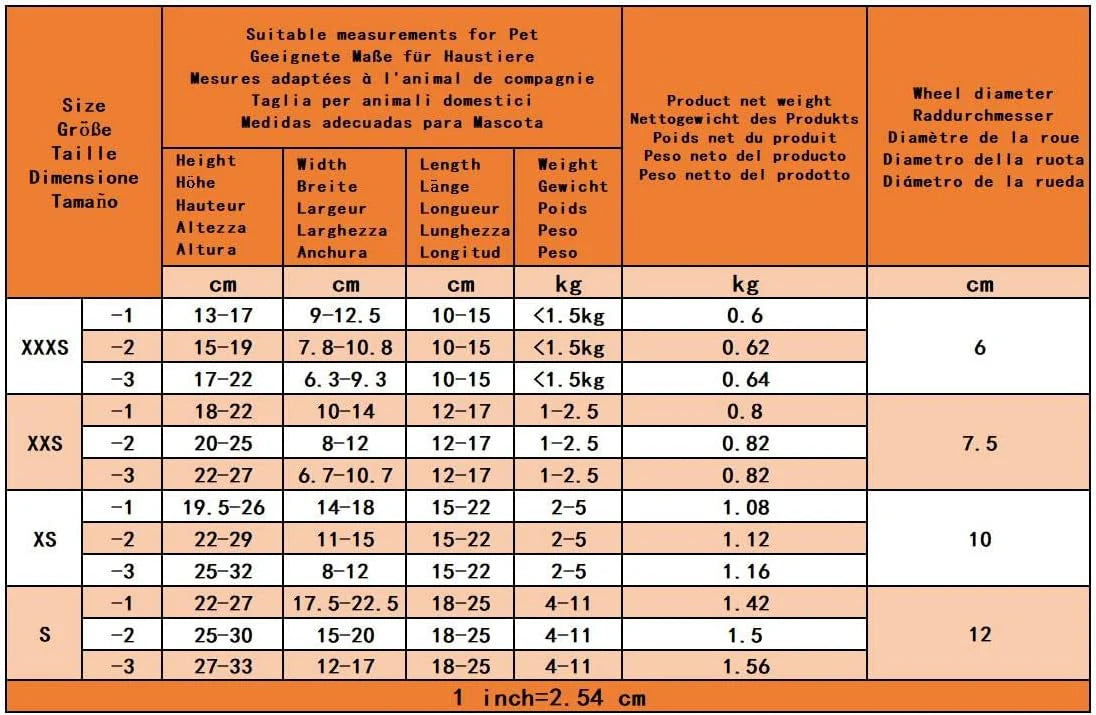 Regulowany Psa Wózek Inwalidzki,Wózek Zwierząt,Trening Rehabilitacyjny Psów Niepełnosprawnych Słabych Tylnych,Pasować Wysokości Zwierzęcia 55-70cm,Szerokość 24-32cm,Długość 35-45cm,XXL-2