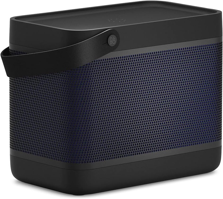 Bang & Olufsen Beolit 20 Przenośny głośnik z bluetooth, z ładowaniem bezprzewodowym, głośny dźwięk 360 stopni, głośnik do domu i na zewnątrz, ładowarka Qi do telefonu - Grey Mist